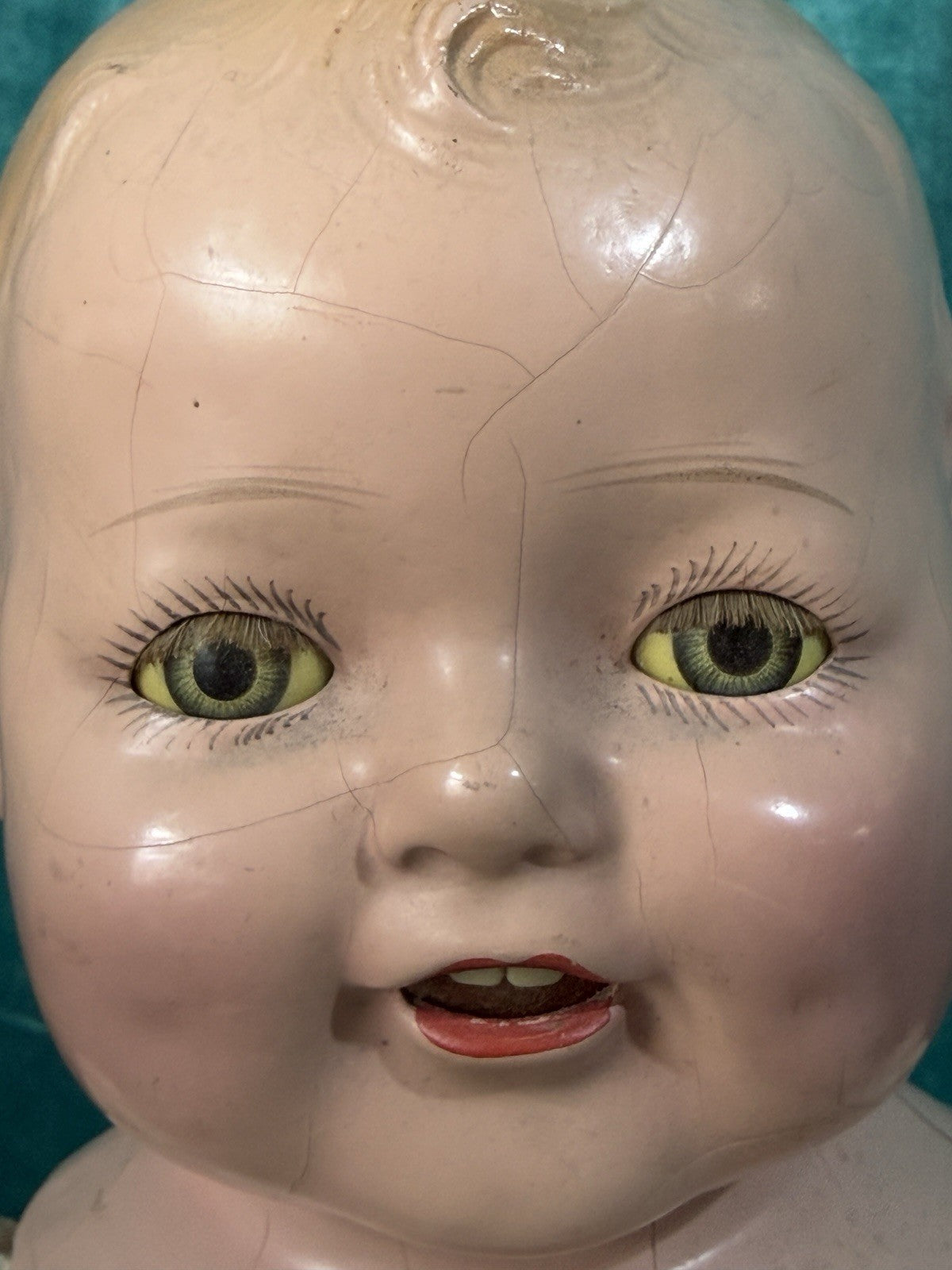 Antique 1920’s Acme Toys Composition Baby 18” Doll