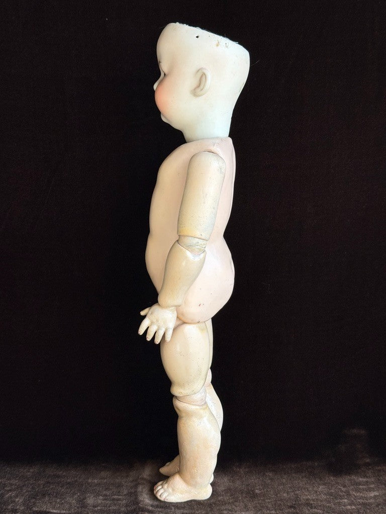 Antique German 16” Gebruder Heubach 10532 Bisque Head Character Doll