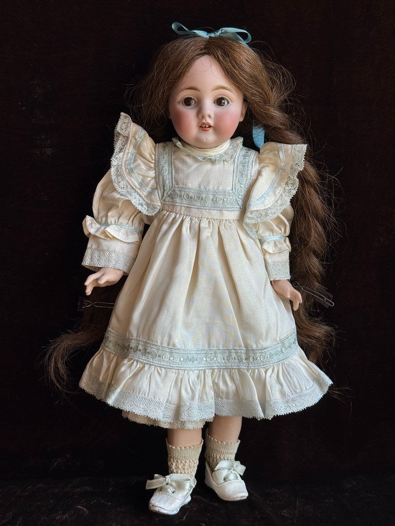 Antique German 14” Kestner 143 Bisque Head Doll