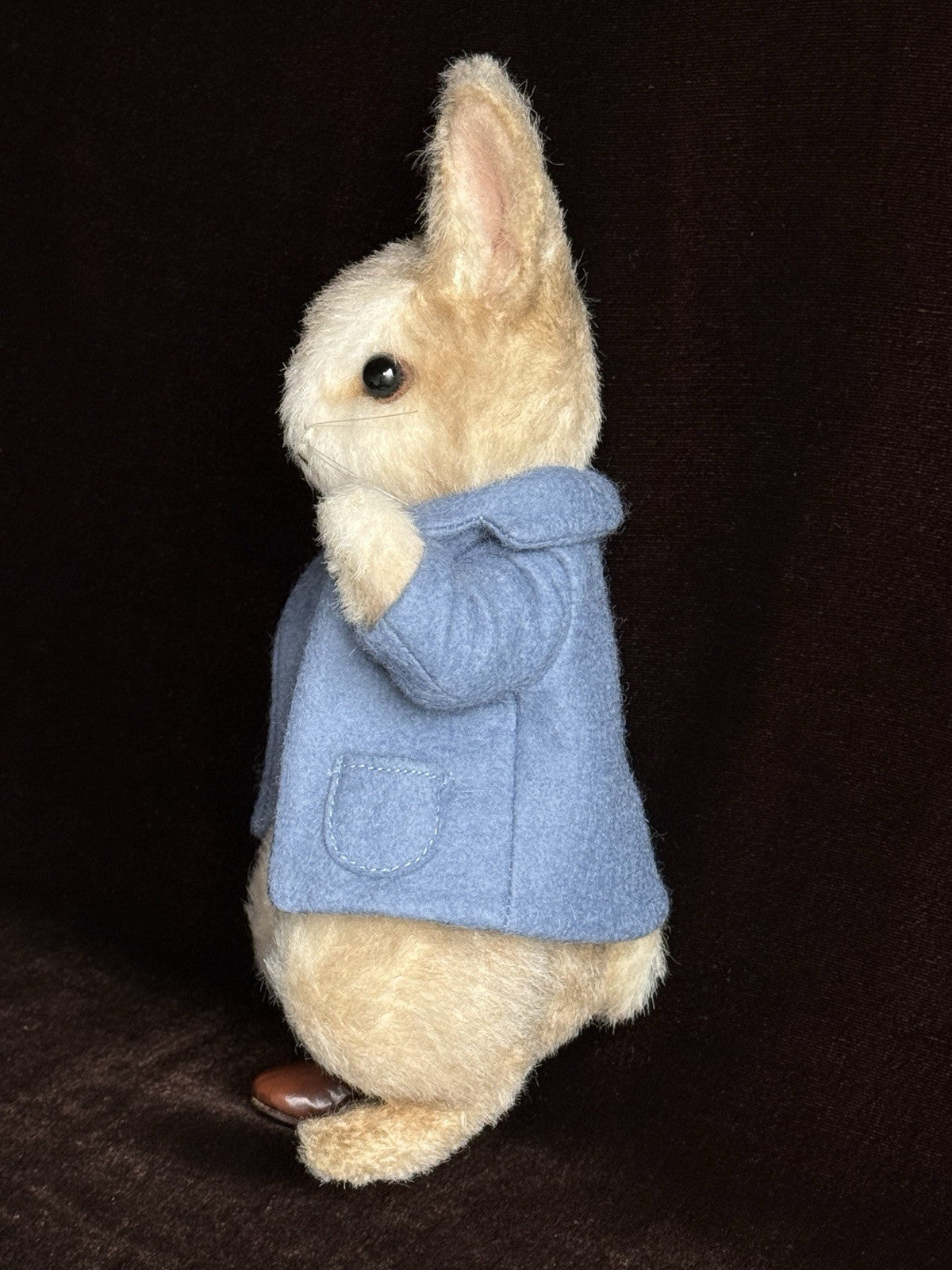 Collectible John Wright 8” Felt Peter Doll Beatrix Potter LE 500 in Box COA