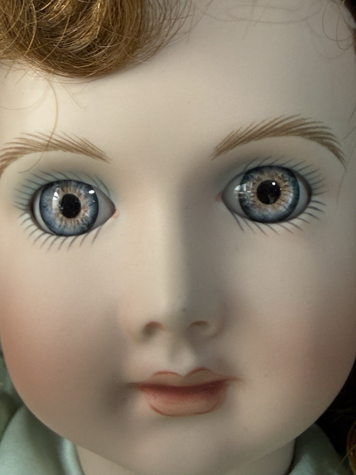 MIB Reproduction of Antique French A.14.T. Porcelain 18” Doll By Louis Nichole