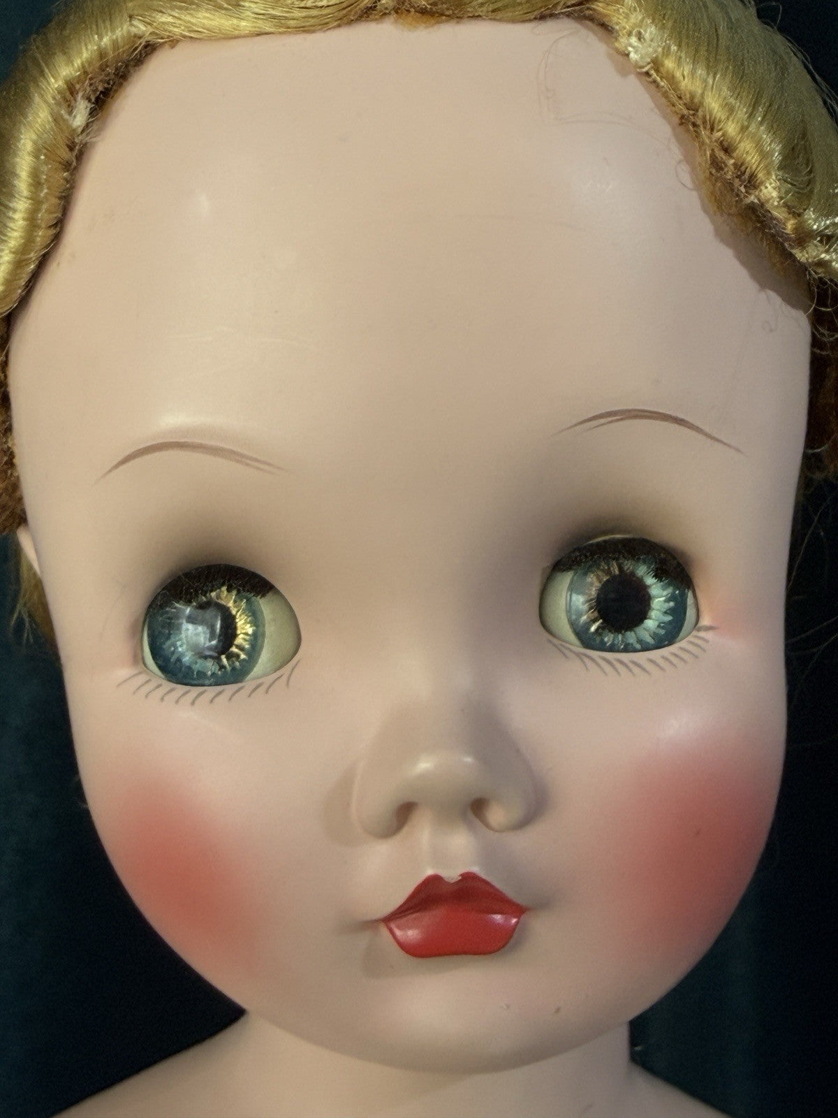 Rare!!! All Original Vintage 1950’s Madame Alexander 24” Binnie In Pink Gown