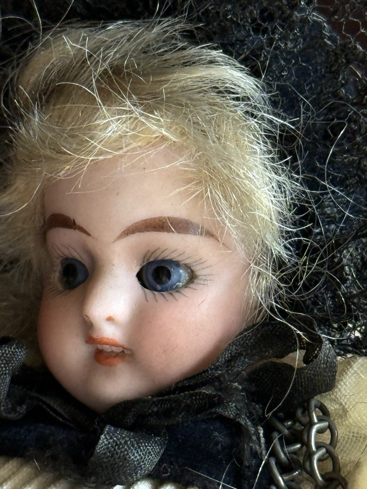 Antique German 6” Kammer Reinhardt Simon Halbig (?) Bisque Head Doll