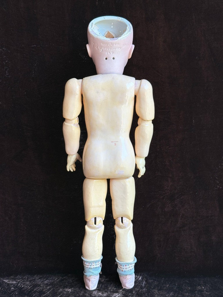Rare Antique German 20” Kestner 149 Bisque Head Doll