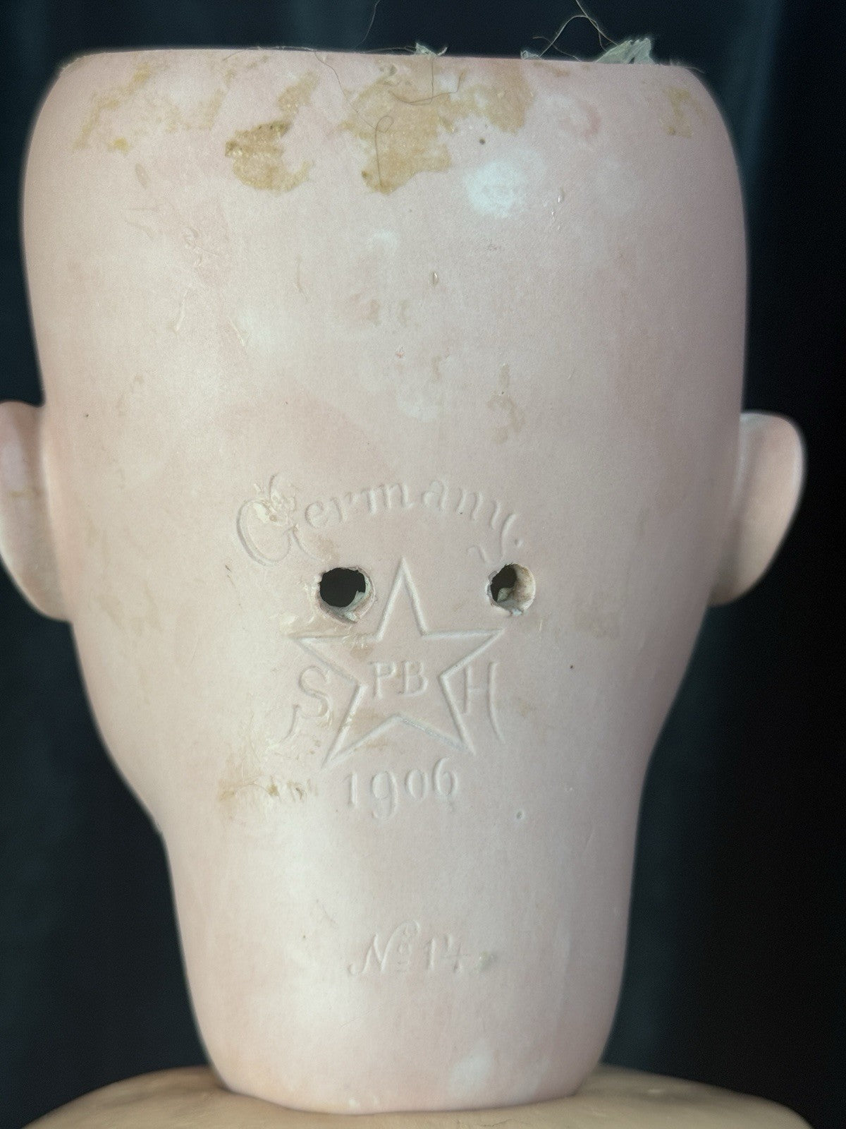 Antique German Schoenau & Hoffmeister 1906 Bisque Head Composition Body 28” Doll