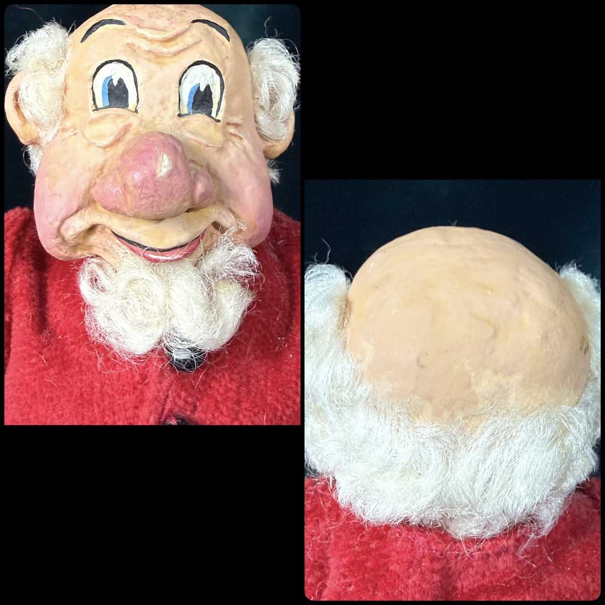 ODACA Artist Betsy Baker Original Signed Lot Of 4 Paper-Mâché Gnome 7” Dolls