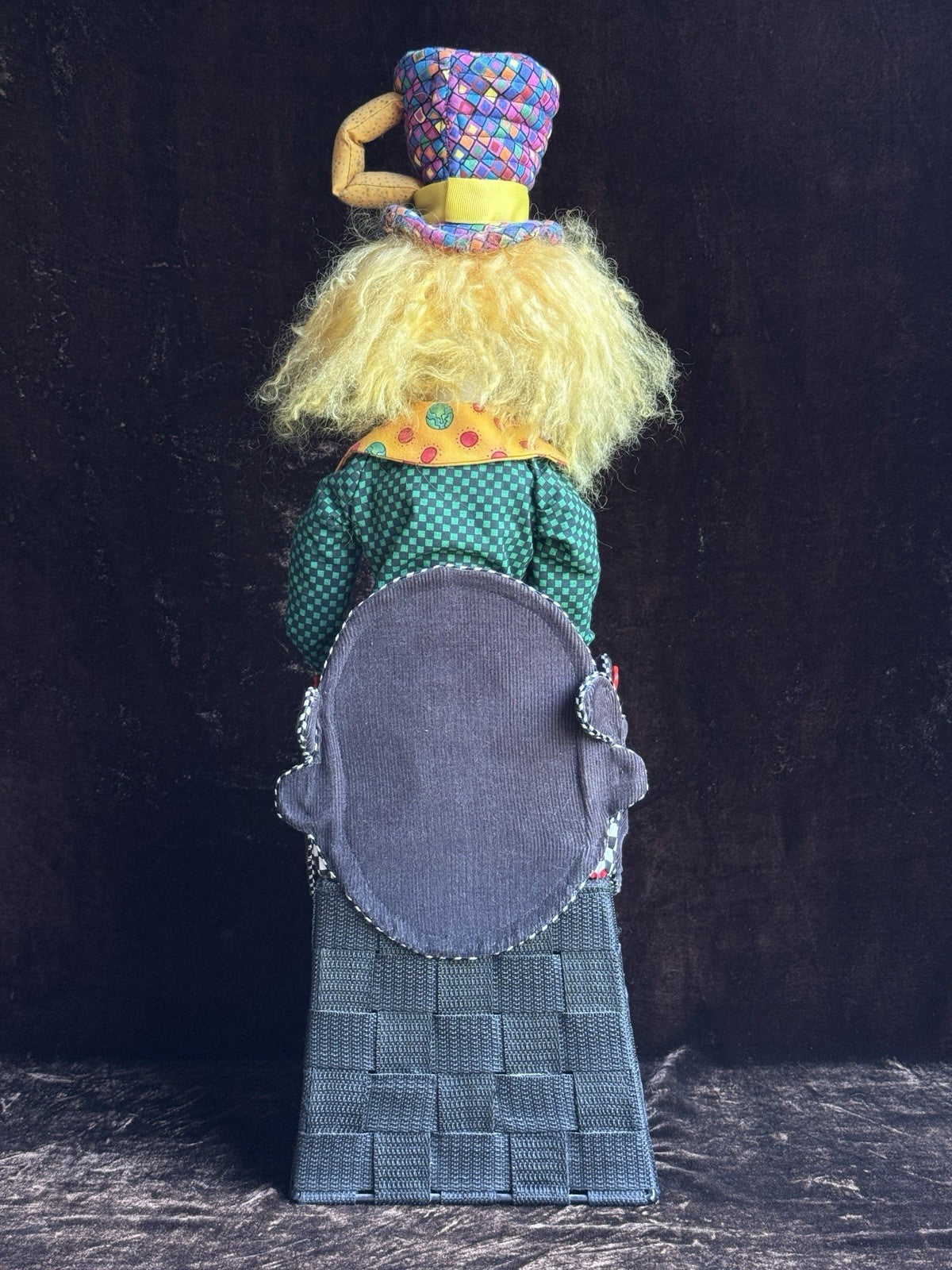 OOAK 20.75” The Mad Hatter Alice In Wonderland Cloth Artist Made Character Doll