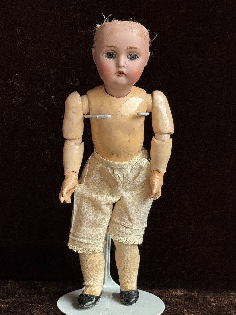 Rare Antique German 7.5” Kestner 155 Miniature Bisque Head Doll