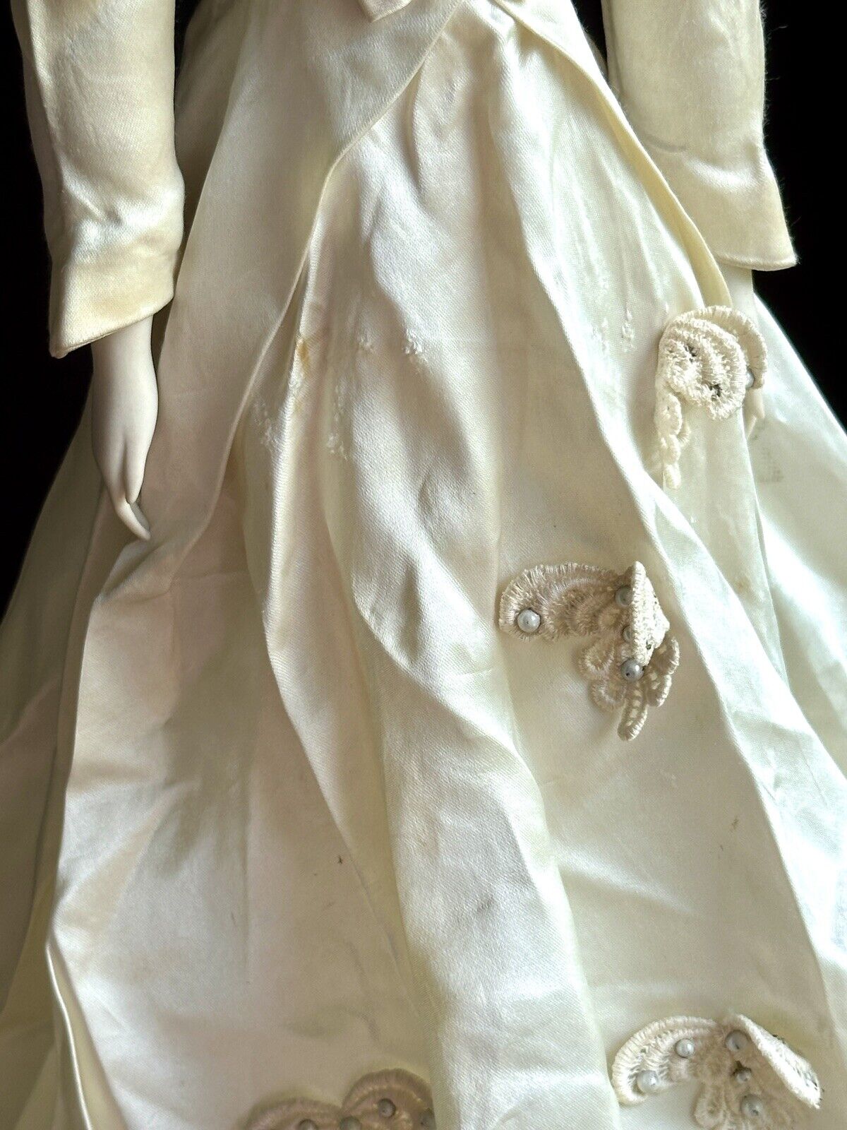 Vintage 20.25” Porcelain Fancy Parian China Doll by Janet Pace Emma Clear Mold