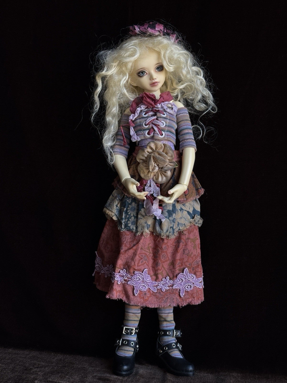 Alchemic Labo Japanese Unoa BJD MSD 17" Resin Doll Faceup Dressed