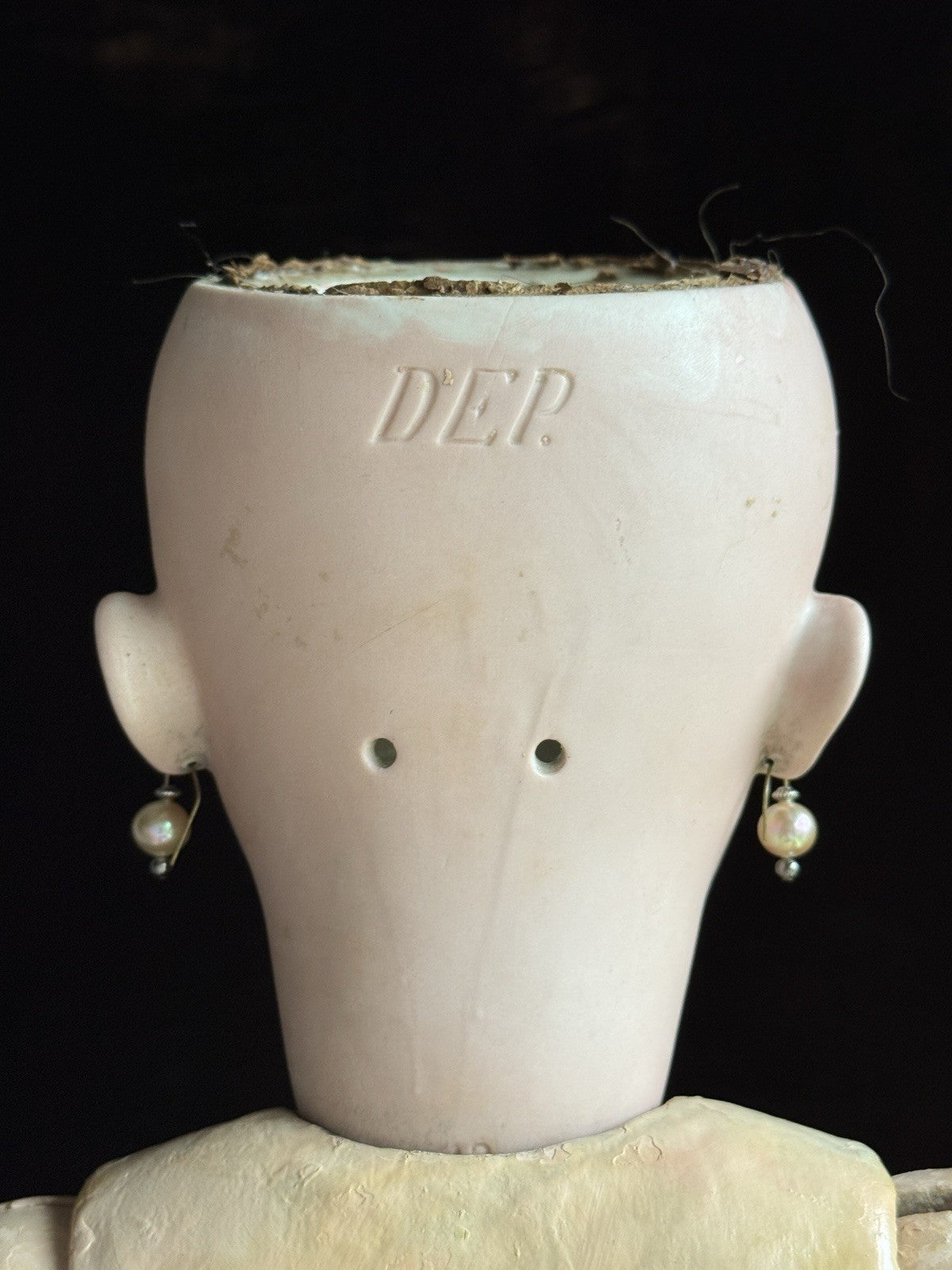 Large Antique German French 30” Tete Jumeau Simon Halbig Dep Bisque Head Doll