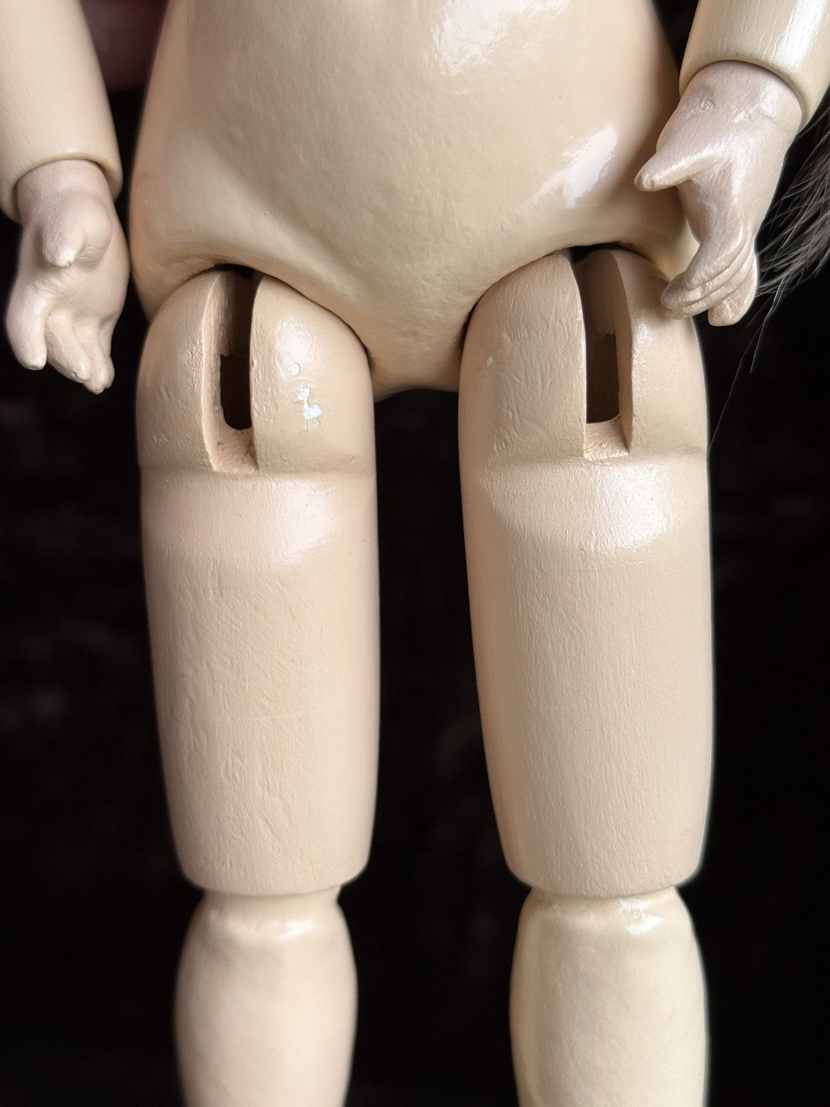 Collectible 12" Porcelain Composition Reproduction of Bleuette Unis 301 Doll