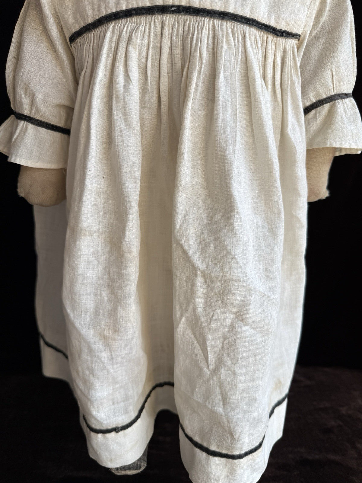 Antique Large 25” Art Fabric Mills Merrie Marie Lithograph Cloth Rag Doll