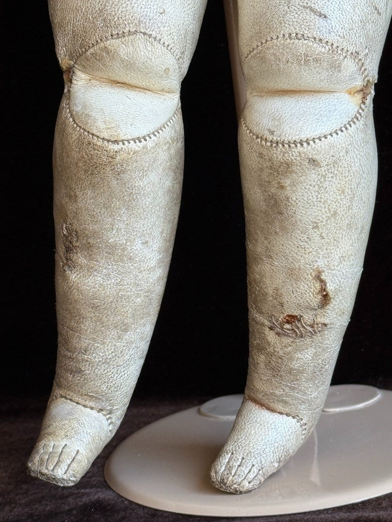 Antique French 18" Barrois Bisque Shoulder Head Fashion Doll