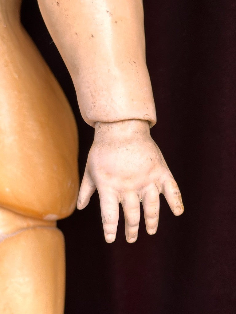 Large Antique German 28" Simon & Halbig Kammer & Reinhardt 73 Bisque Head Doll