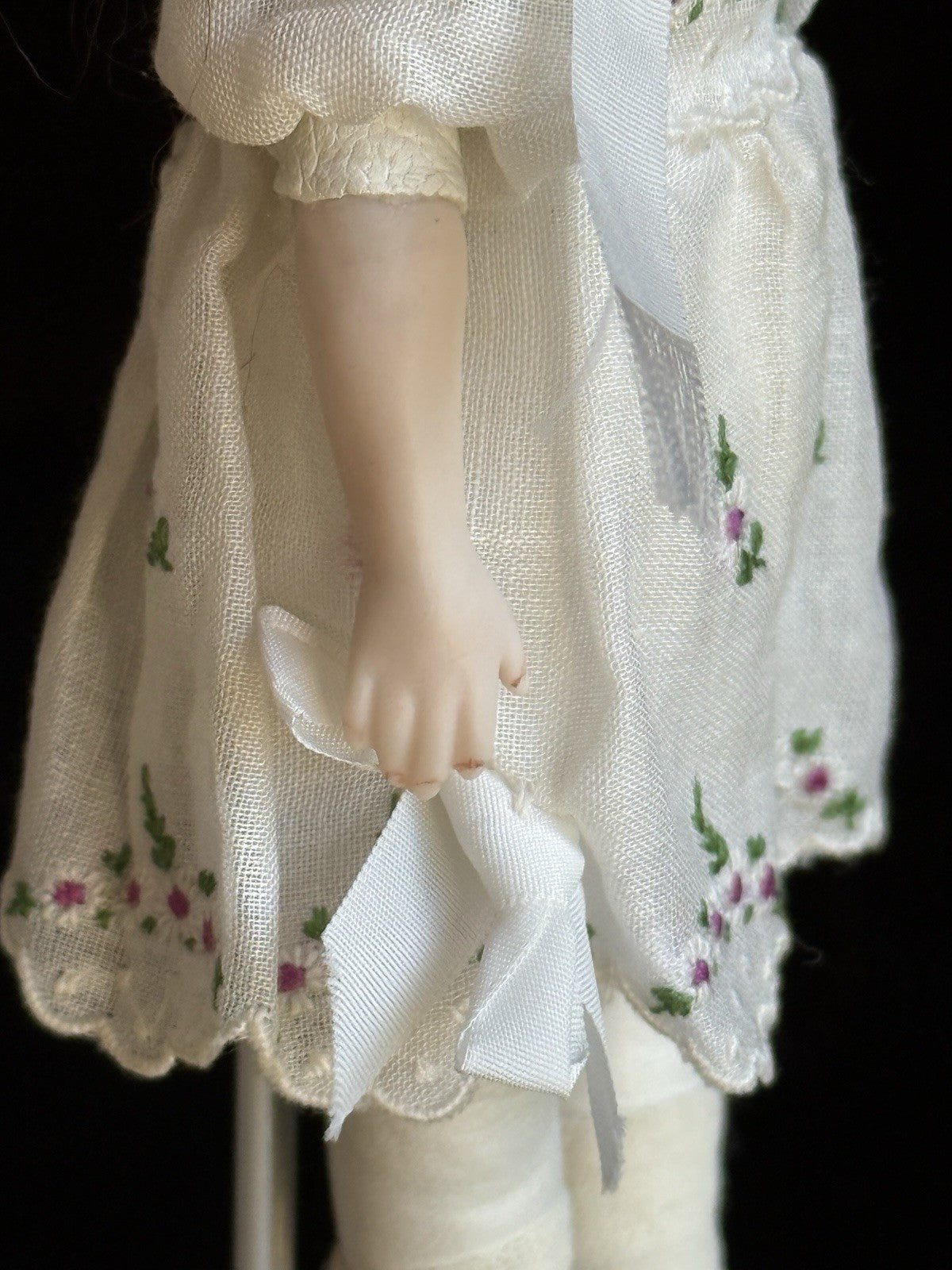 2 Miniature Opal Butler Porcelain Repro Antique French Bru Jne Dollhouse Dolls