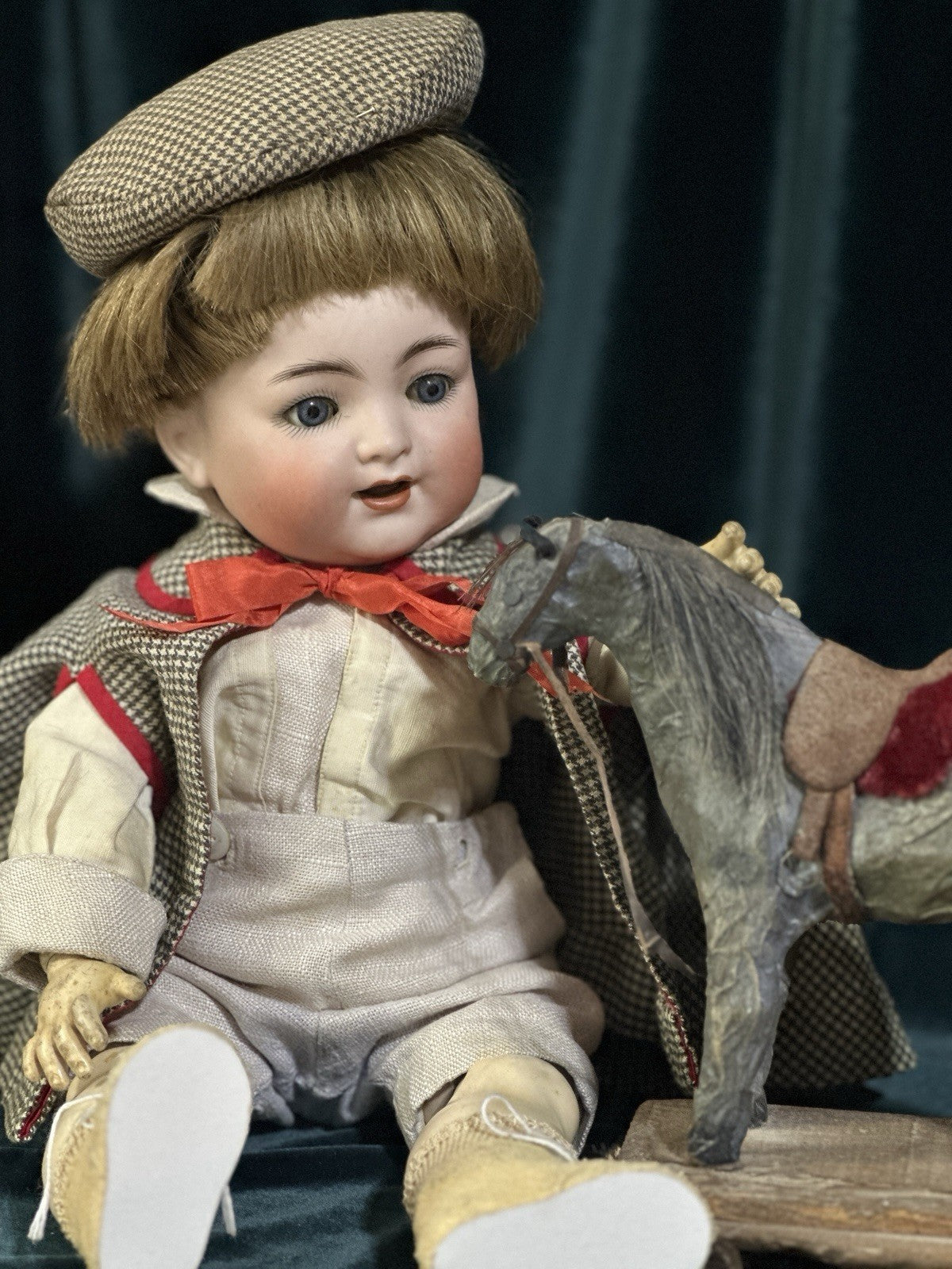 Antique German Kammer & Reinhardt Simon Halbig 16” Toddler Doll Bisque Head