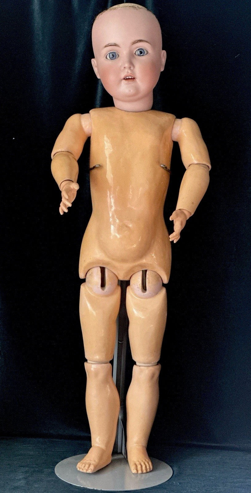 Antique JDK Kestner Mold 171 29” Doll Bisque Head Stamped Composition Body