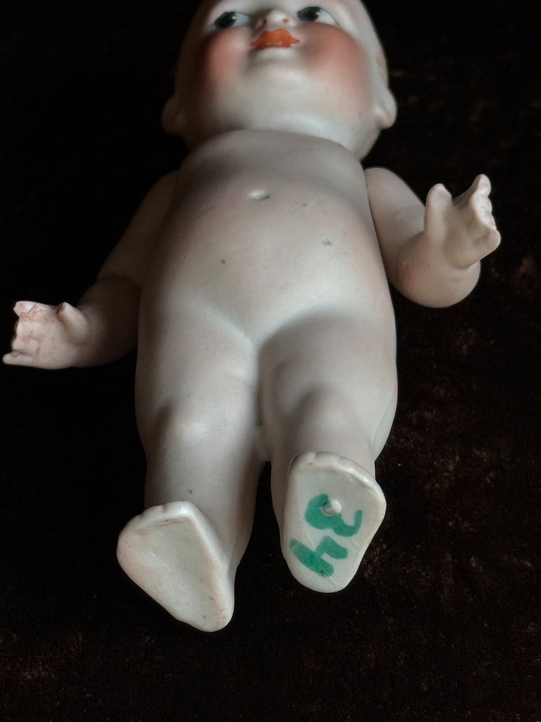 Antique German 5.25” Bahr Proschild 424 All Bisque Googly Doll