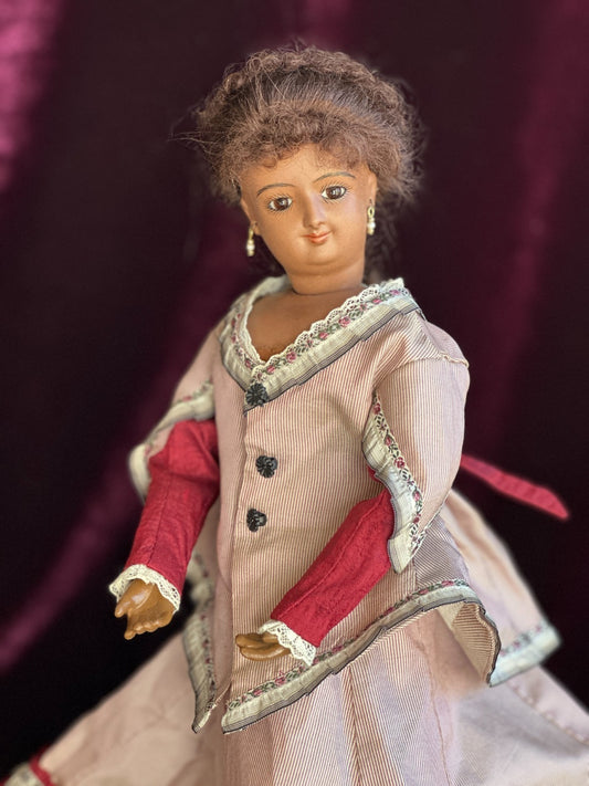 Suzanne McBrayer 12” Reproduction of Antique French Smiling Bru Fashion Doll