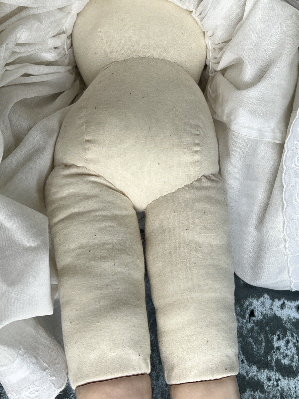 Collectible 23” OOAK Sculptured Artist Polymer Clay Doll by Ronna Morse