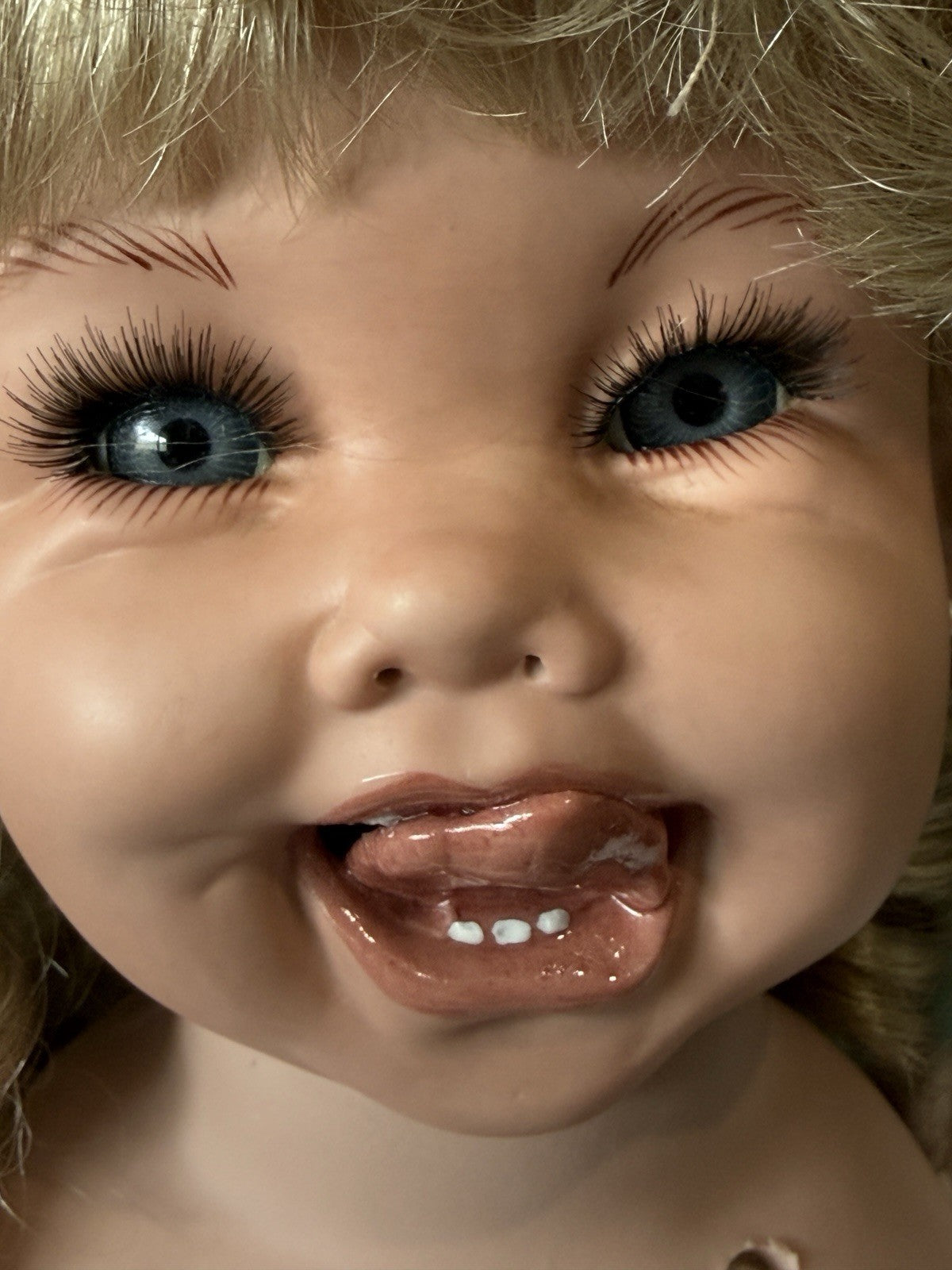 Artist Reproduction Of Porcelain 28” Doll “Lacey”