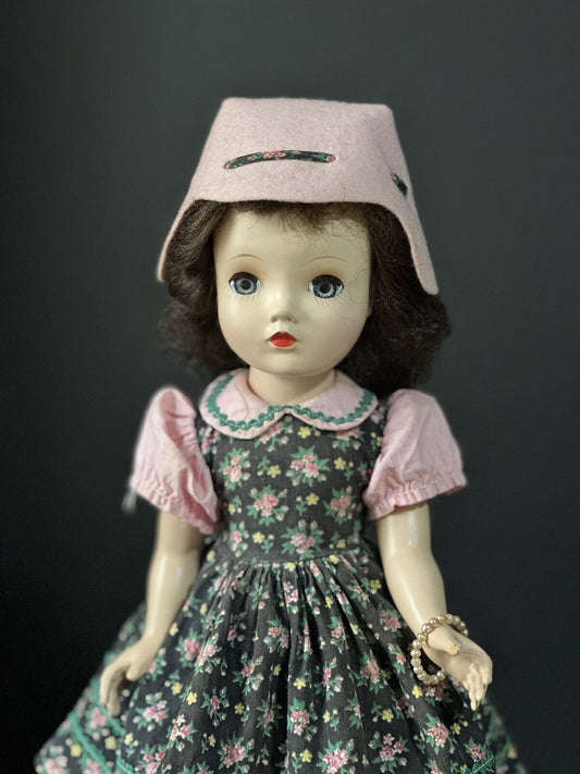 Original Vintage 1950’s Madame Alexander 14” Winnie Walker Doll Tagged Outfit