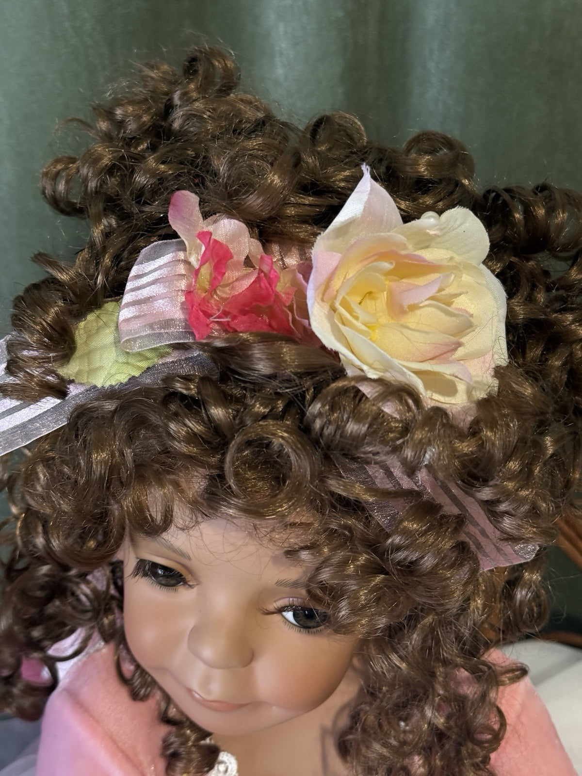 Large 34” Porcelain Ballerina Doll “Lil Flirt” by Donna Rubert LE 750