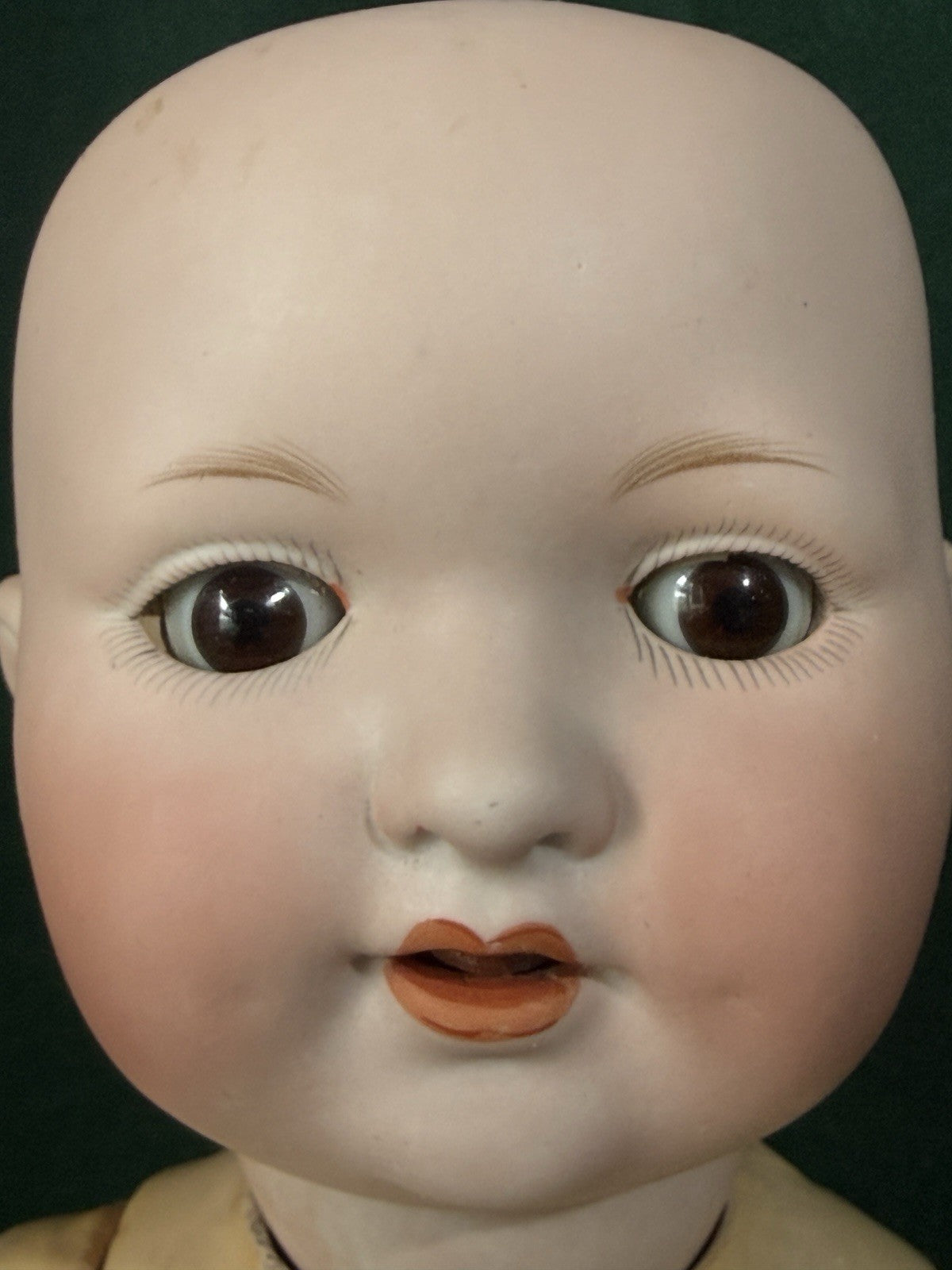 Antique German Armand Marseille Mold 985 Baby 17” Doll Bisque Head