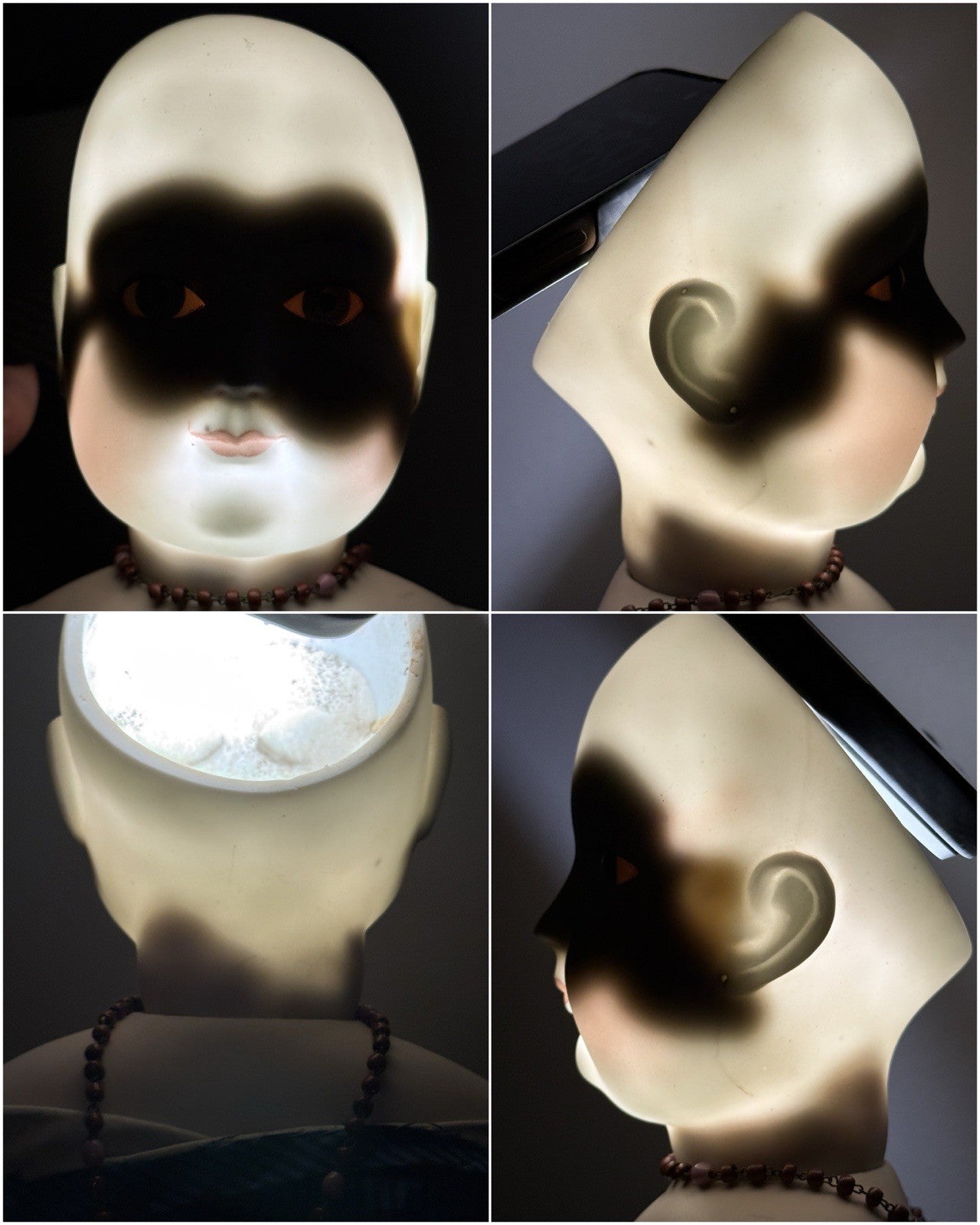 Grand Size Antique French Eugene Barrois (?) Bisque Head Fashion Poupee Doll