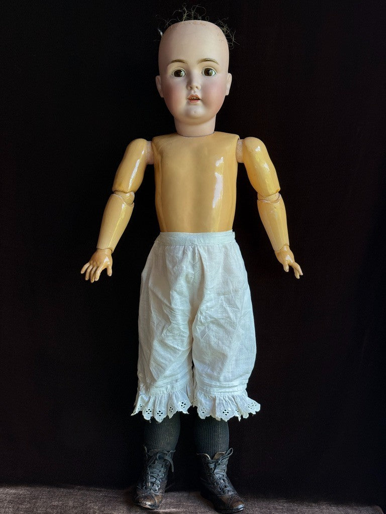 Large Antique German 31” Kestner 171 Bisque Head Doll