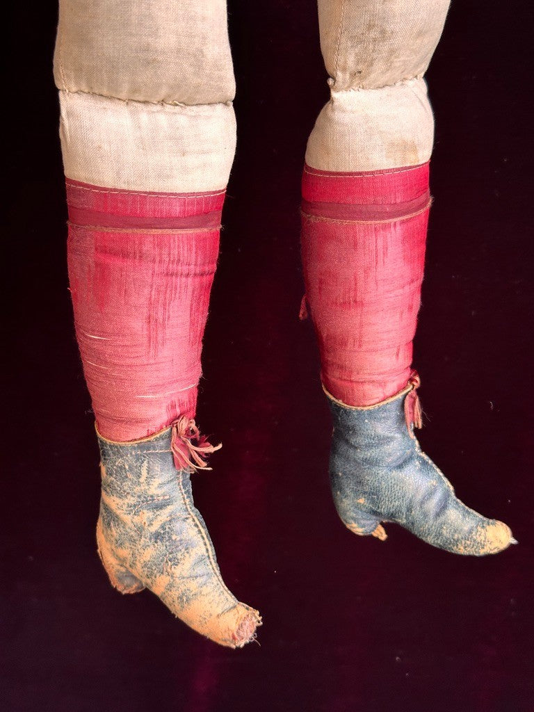 Antique American 26” Greiner Papier Mache Exposed Ears Doll