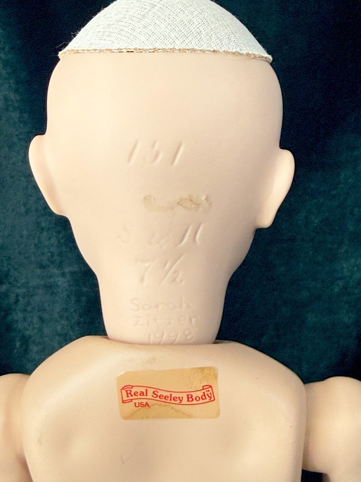 Rare Reproduction of Antique Simon Halbig 151 Smiling Character 15” Doll