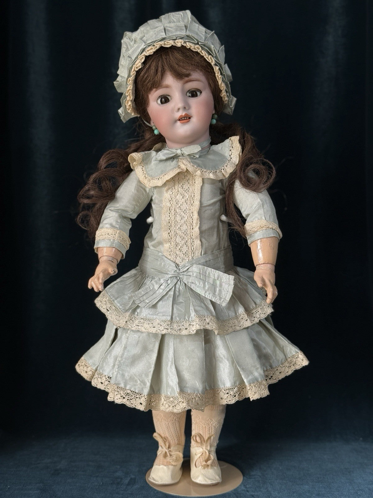 Antique German/French Tete Jumeau Simon Halbig Dep Bisque Head 19” Doll