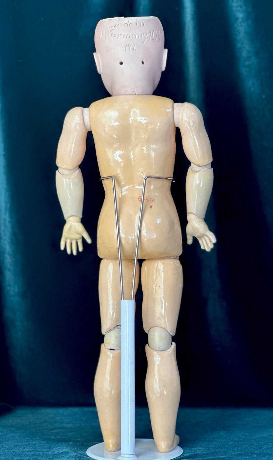 Antique JDK Kestner Mold 171 21” Doll Bisque Head Stamped Composition Body