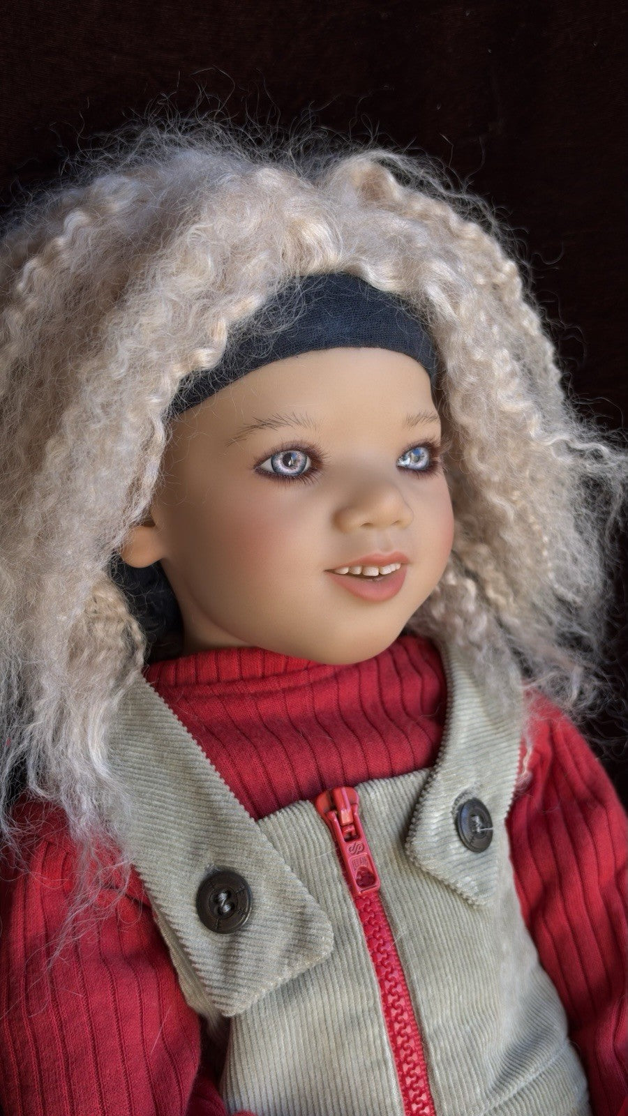 Collectible Annette Himstedt 28” Vinyl Doll Georgi lI New in Box