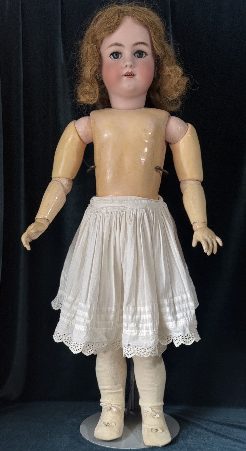 Antique German Simon Halbig Heinrich Handwerck 31” Doll Bisque Head