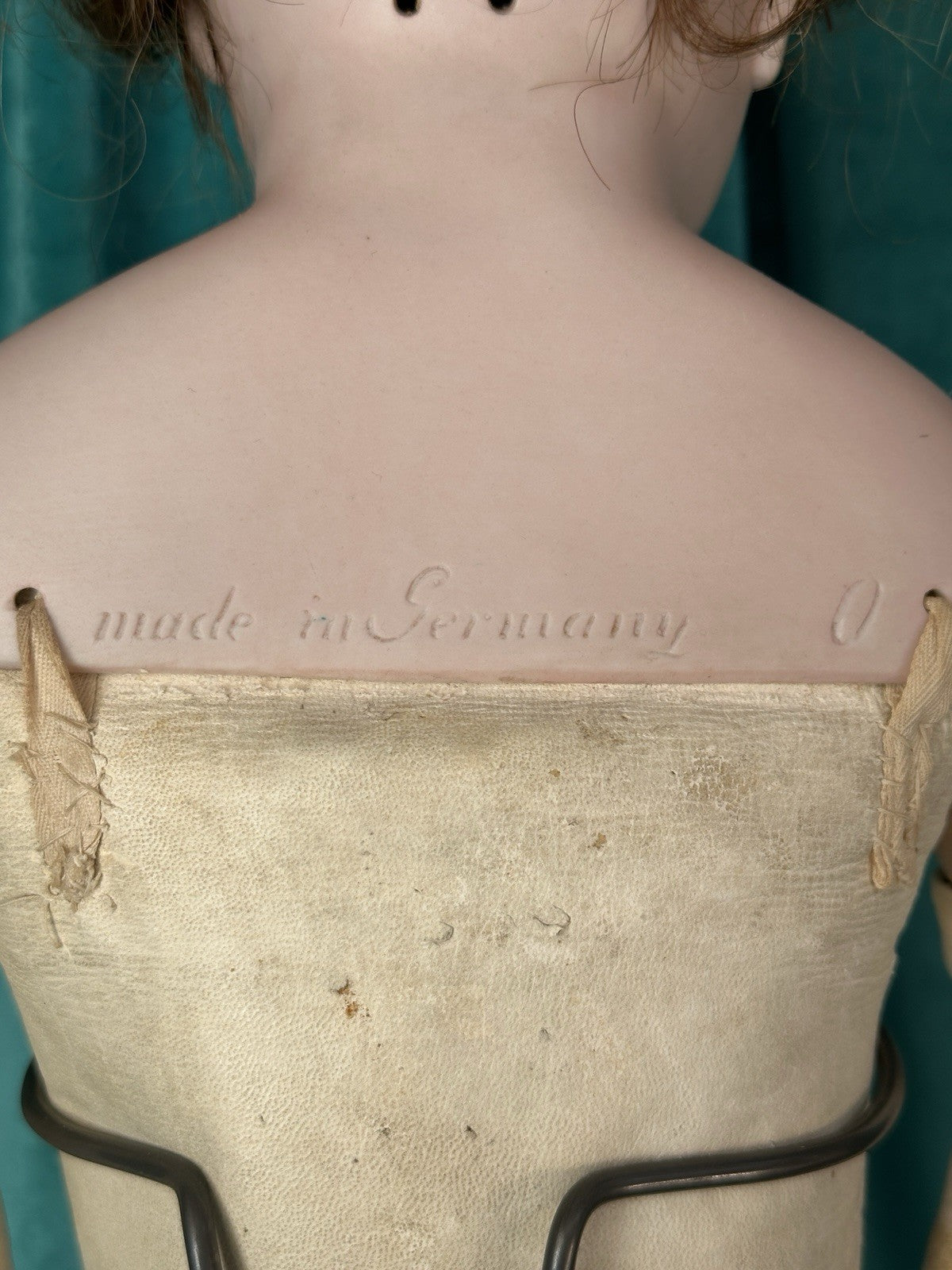 Antique German Kestner Alphabet Series C Bisque Shoulder Head 25” Doll