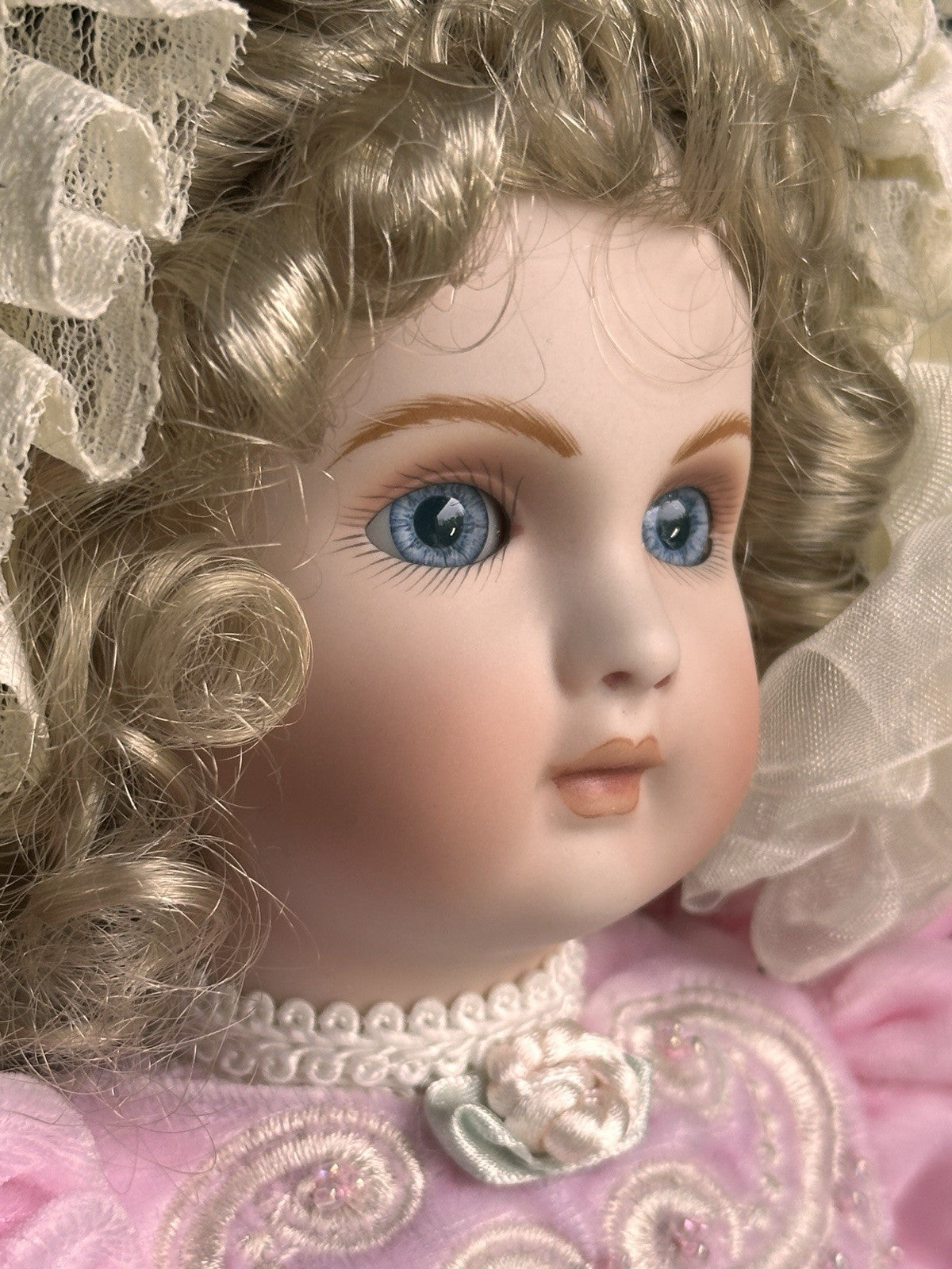 Patricia  Loveless 14" Porcelain Reproduction of Antique French Bebe Doll LE 200