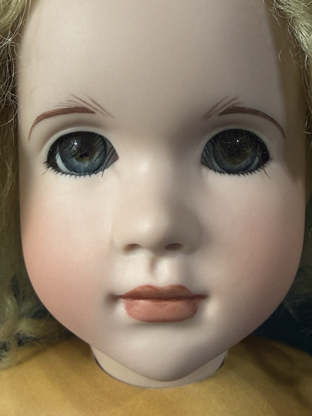 Large Wendy Lawton “Mary Marie” Wooden and Porcelain 16” Doll LE 250 Box