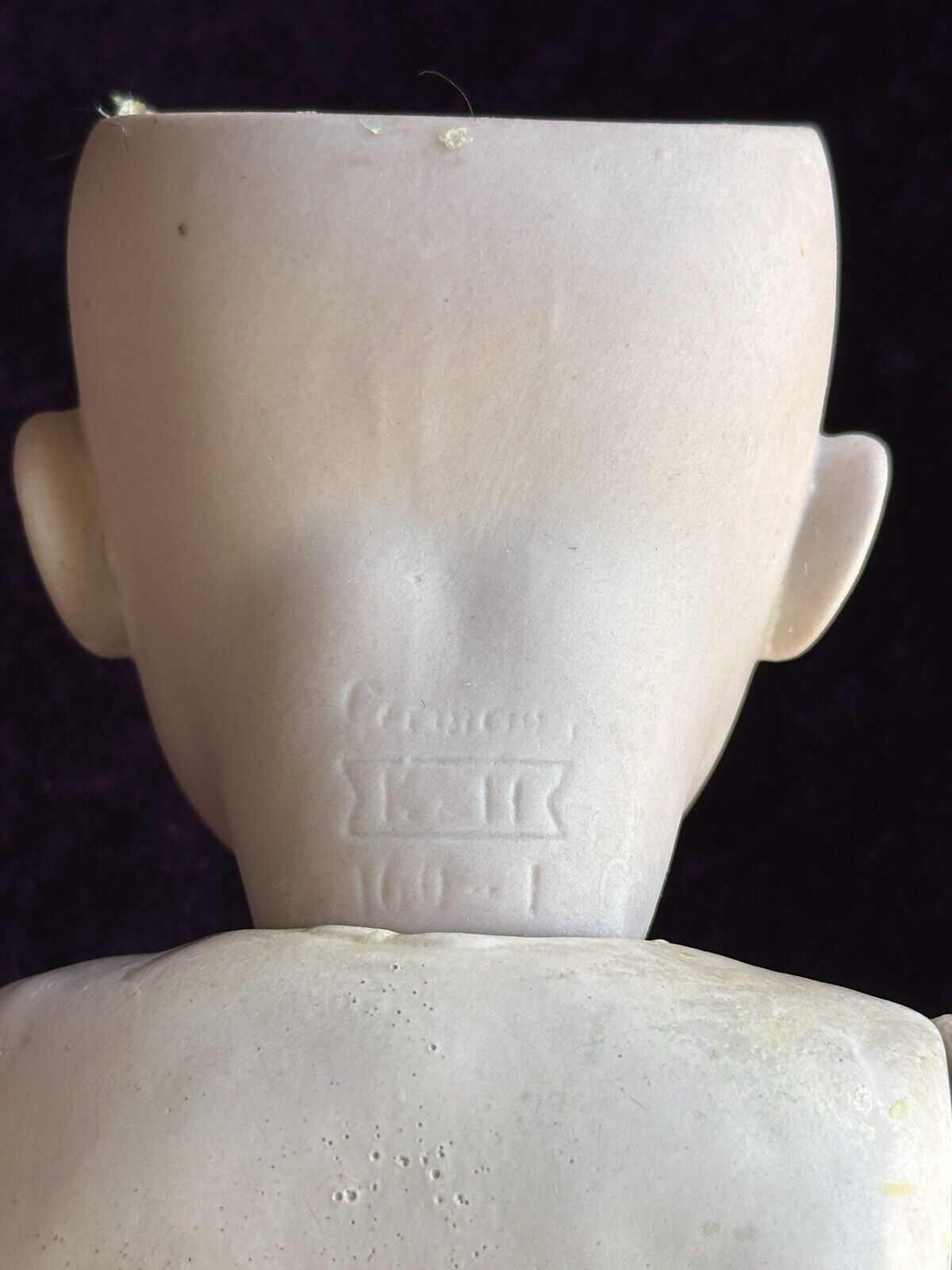 Rare Antique German 11.5” Kley Hahn 160 Open/Closed Mouth Bisque Head Baby Doll