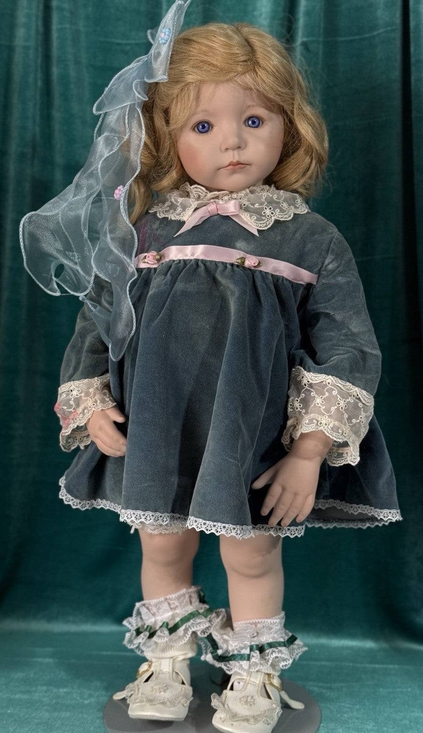 Reproduction Of “Kayla” by Dianna Effner Porcelain 23” Doll