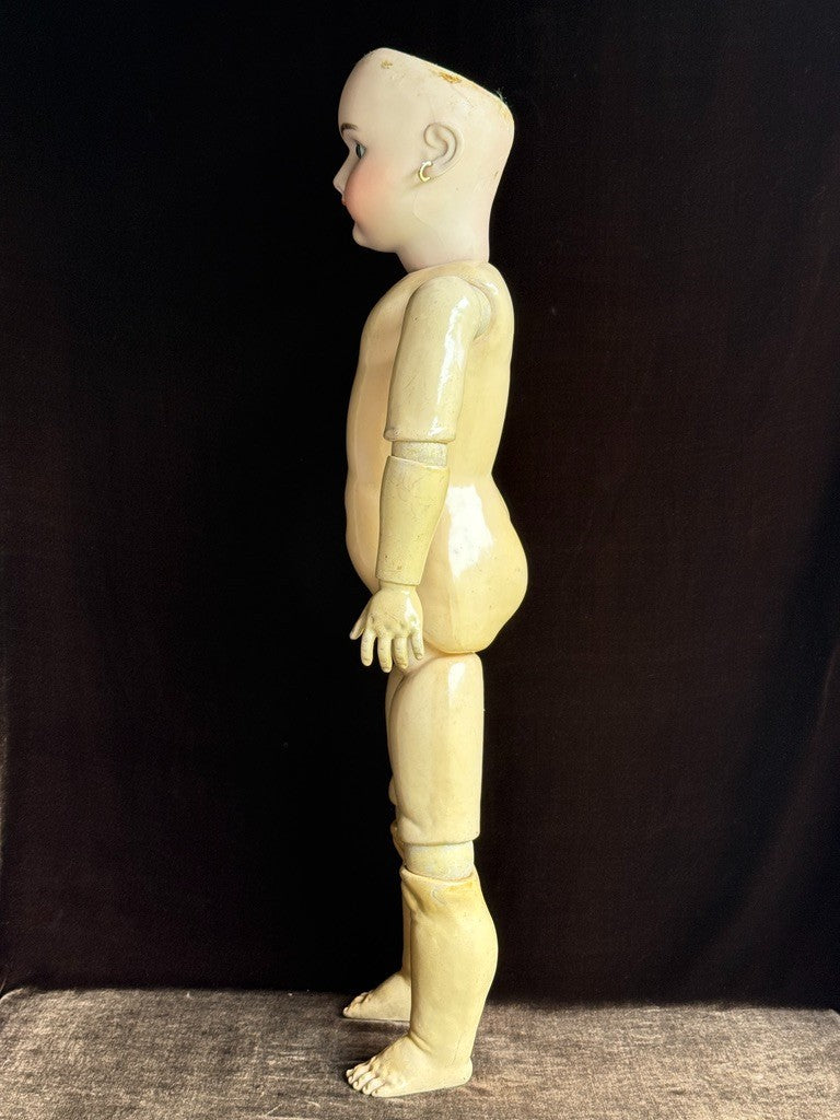 Antique German 29” Heinrich Handwerck 109 Dep Bisque Head Doll