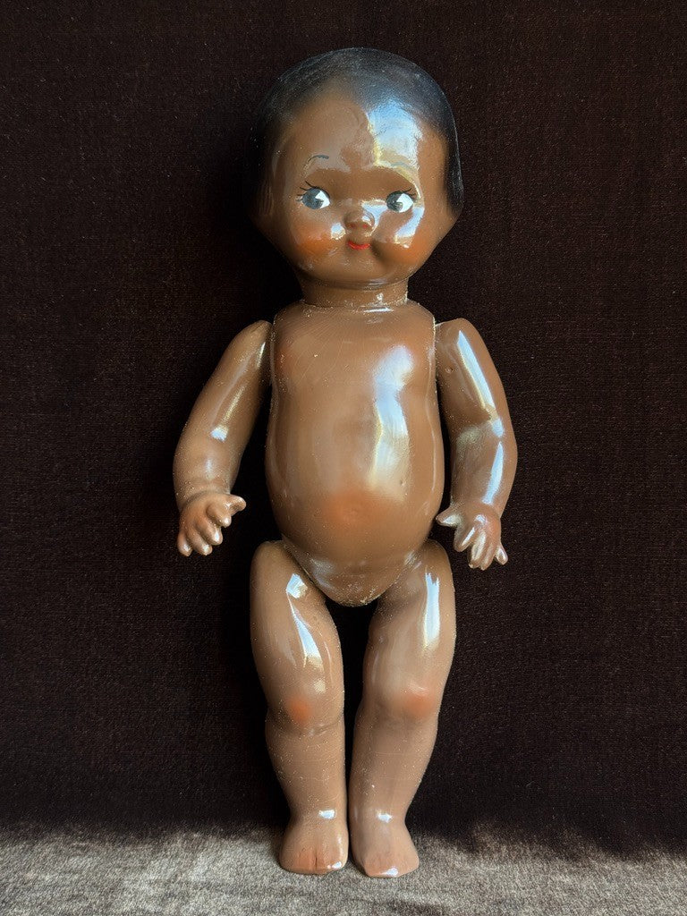 Pair of Vintage Composition Vernon Seeley Campbell Kids Dark Complexion Dolls