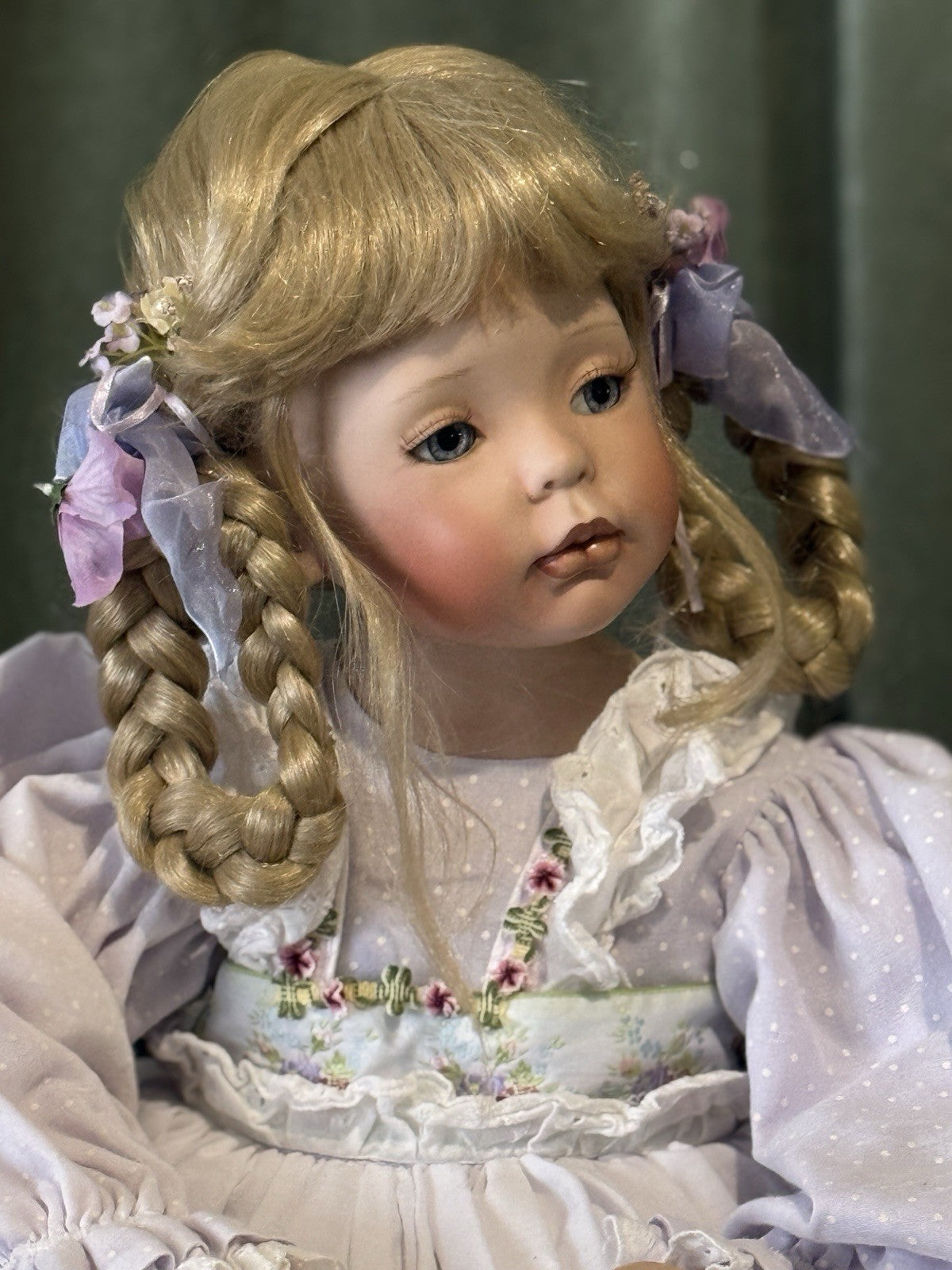 Large Original 42” Porcelain Doll “Stitches” by Donna Rubert LE 1000