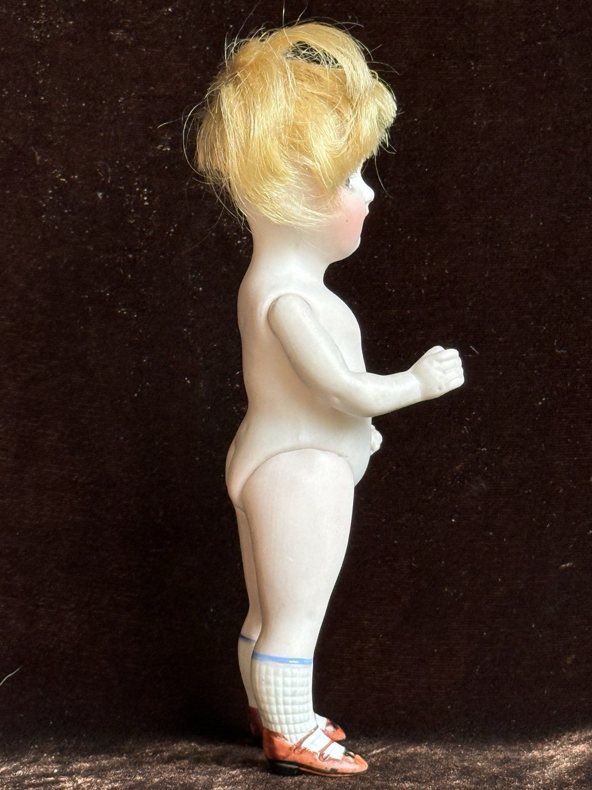 Antique German 6” Kestner 150 All Bisque Mignonette Dollhouse Doll