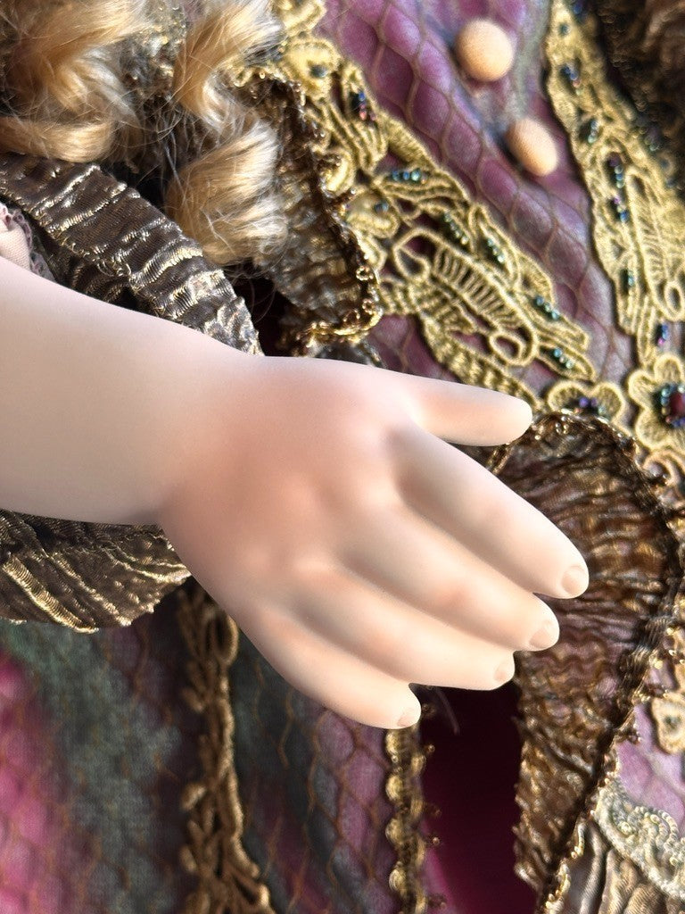 Large Mary Benner 30" Porcelain Repro of French Bru Jne Claudine Doll LE 400