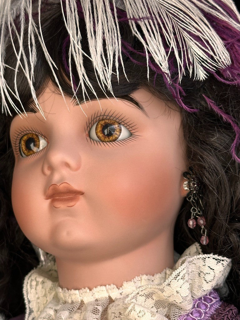 Huge Mary Benner 36" Porcelain Repro of French Bru Jne Michiko Doll LE 750