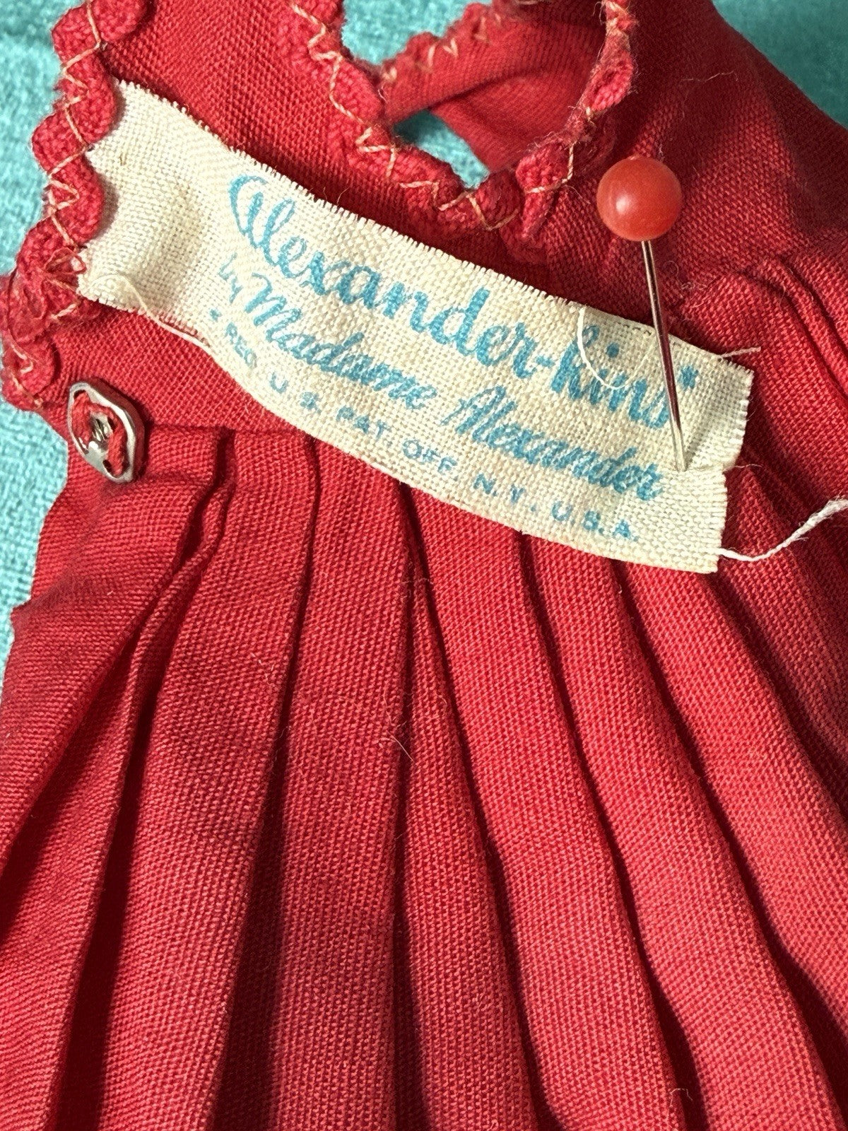 Vintage Madame Alexander WENDY Spectator Sports #578BK Tagged Outfit Walker Doll