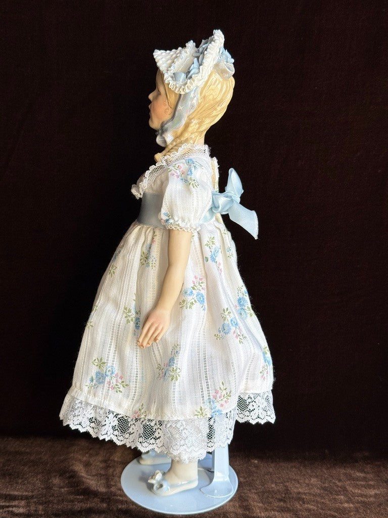 OOAK Collectible 13.5" Kathy Redmond Porcelain Girl Doll